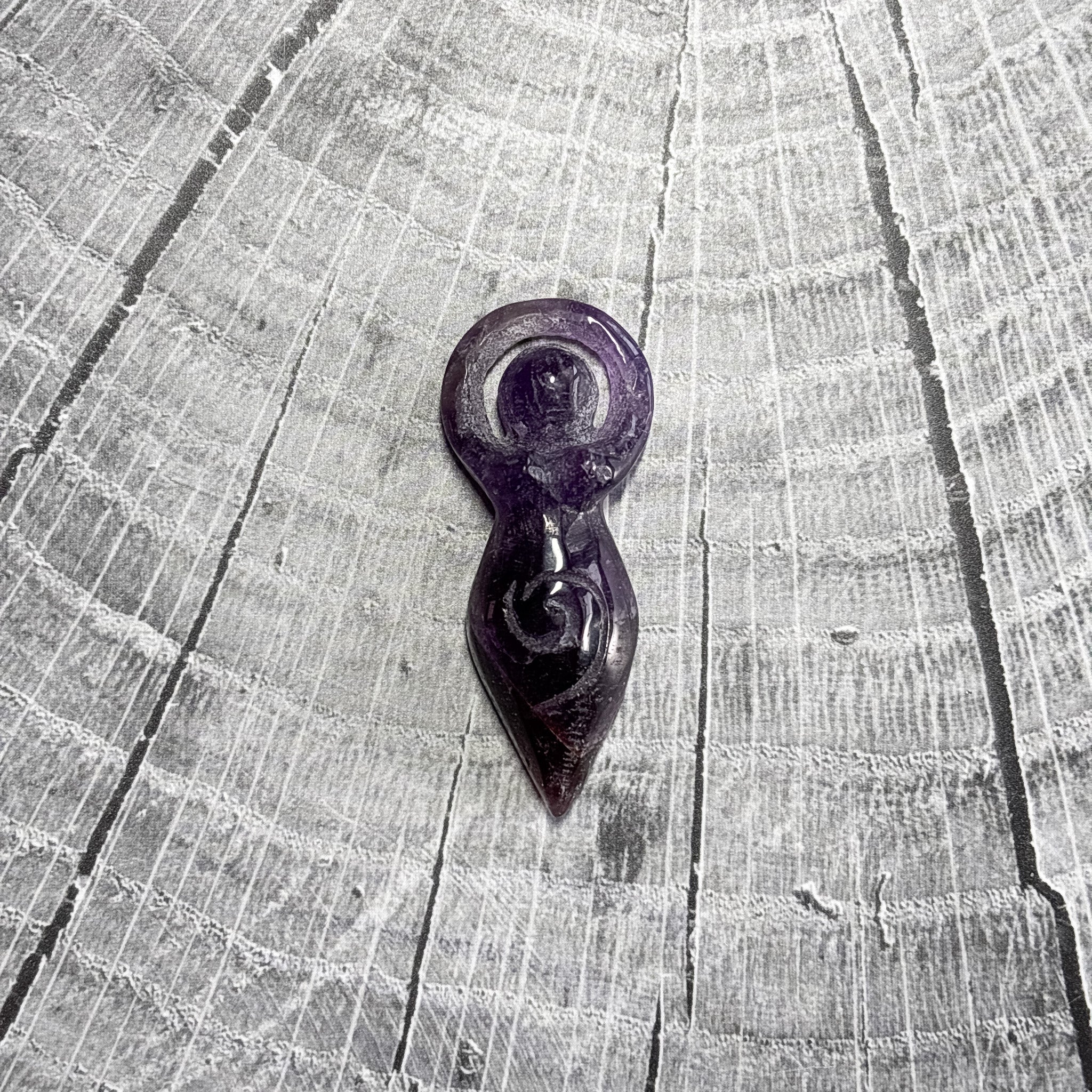 Amethyst Goddess Pendant