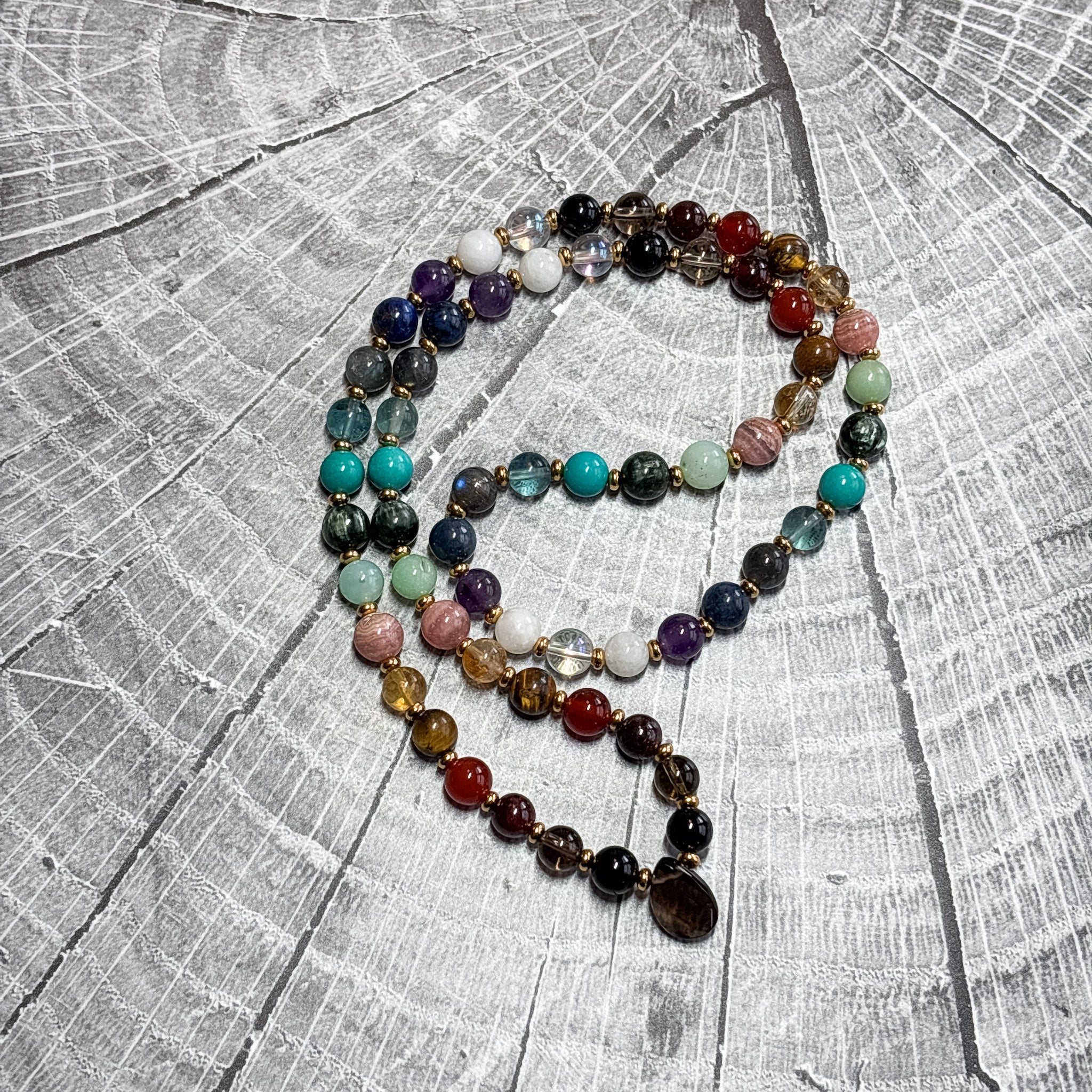 Full Collection Gemstone Heart Strand